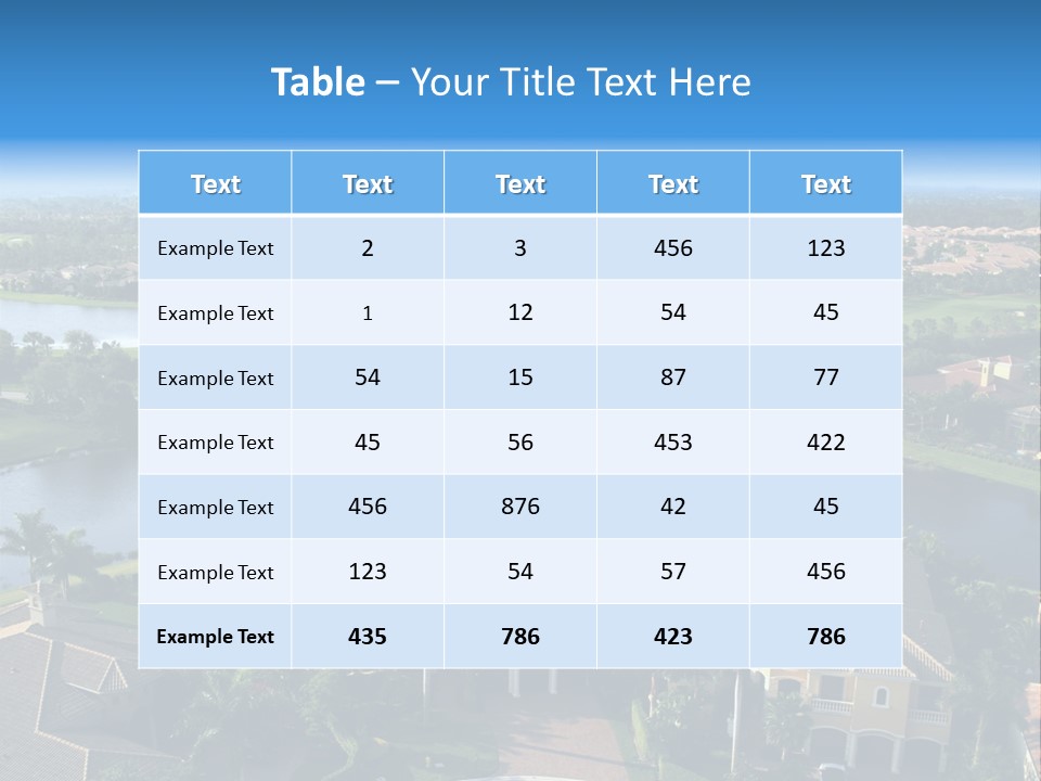 Bay Beach Cove PowerPoint Template