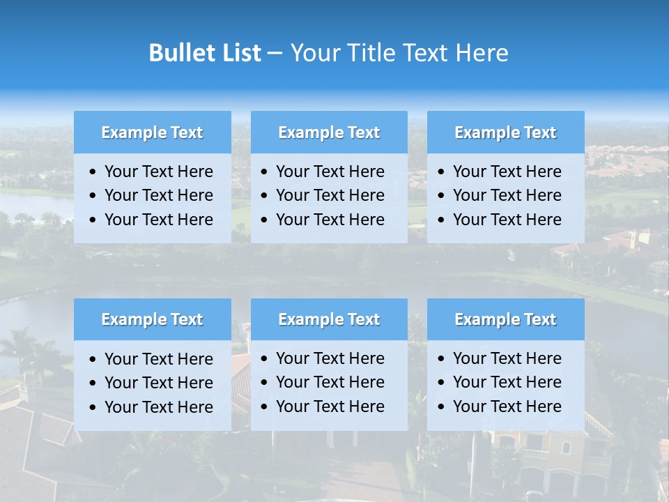 Bay Beach Cove PowerPoint Template