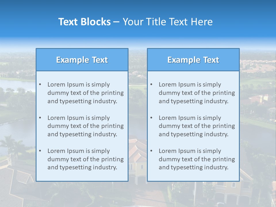 Bay Beach Cove PowerPoint Template
