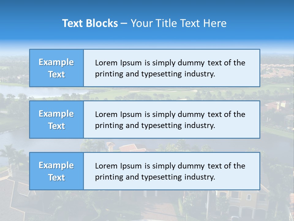 Bay Beach Cove PowerPoint Template