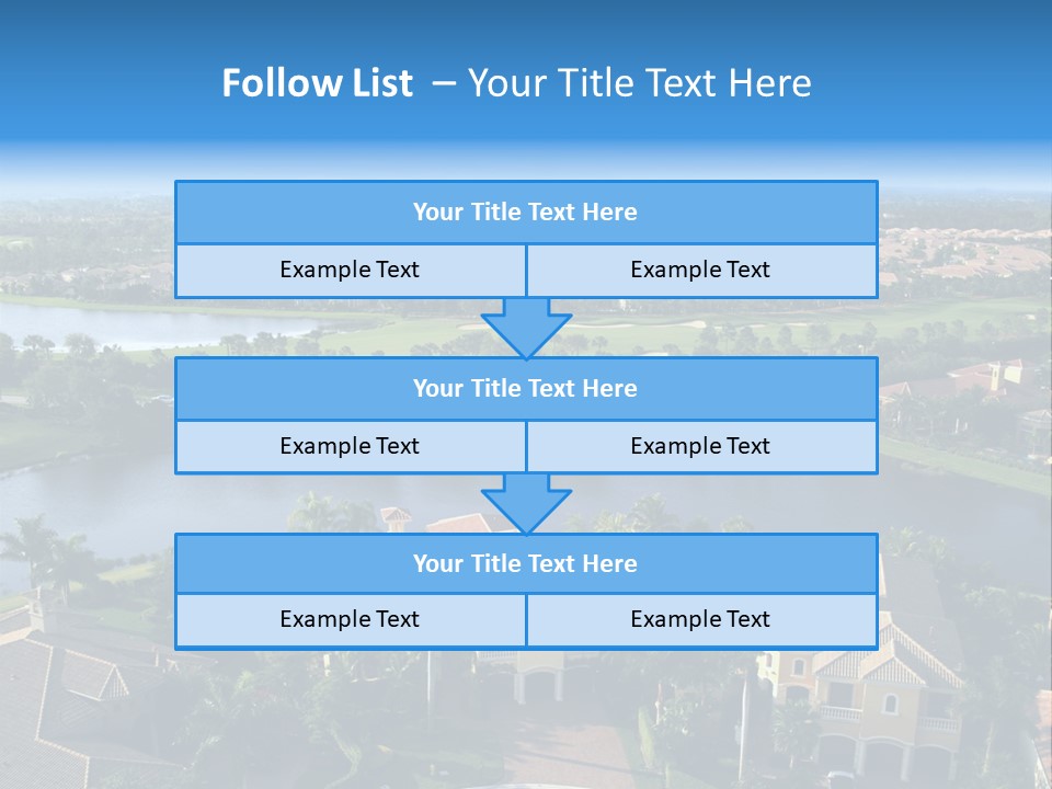 Bay Beach Cove PowerPoint Template