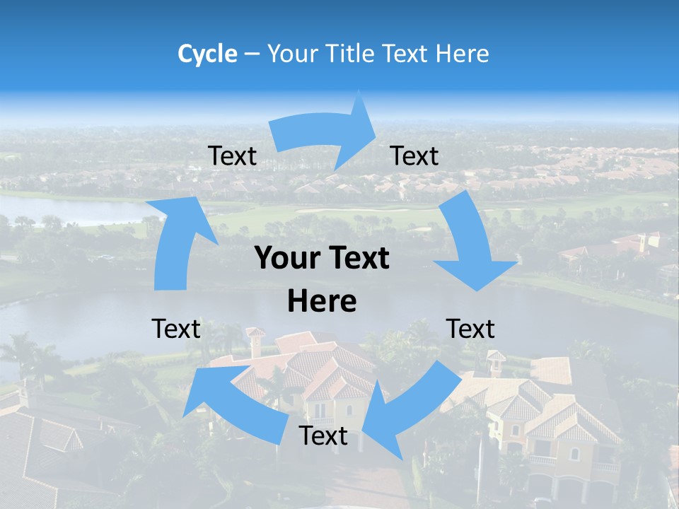 Bay Beach Cove PowerPoint Template