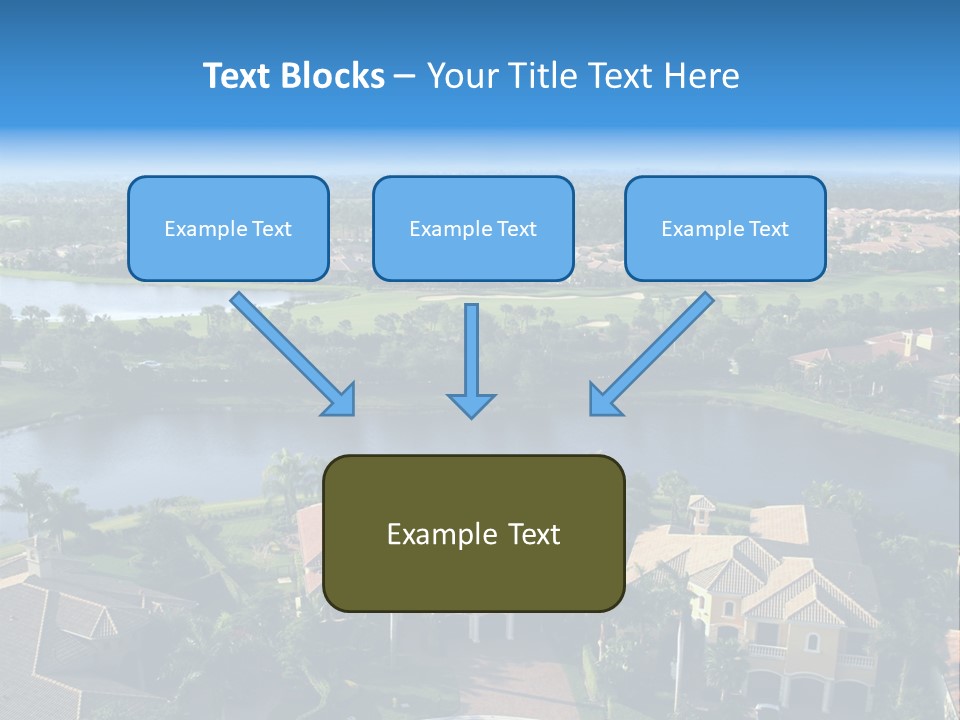 Bay Beach Cove PowerPoint Template