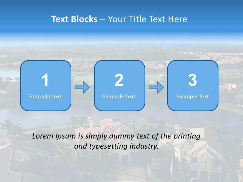 Bay Beach Cove PowerPoint Template