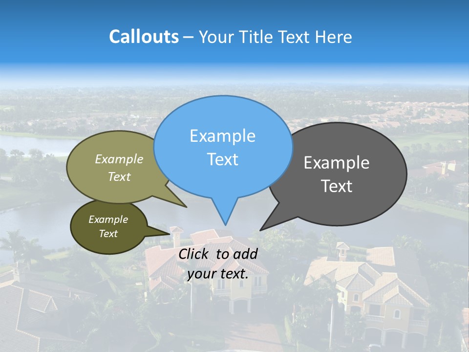 Bay Beach Cove PowerPoint Template