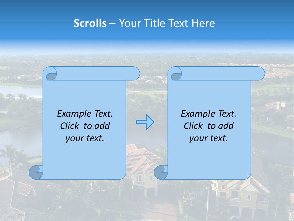 Bay Beach Cove PowerPoint Template
