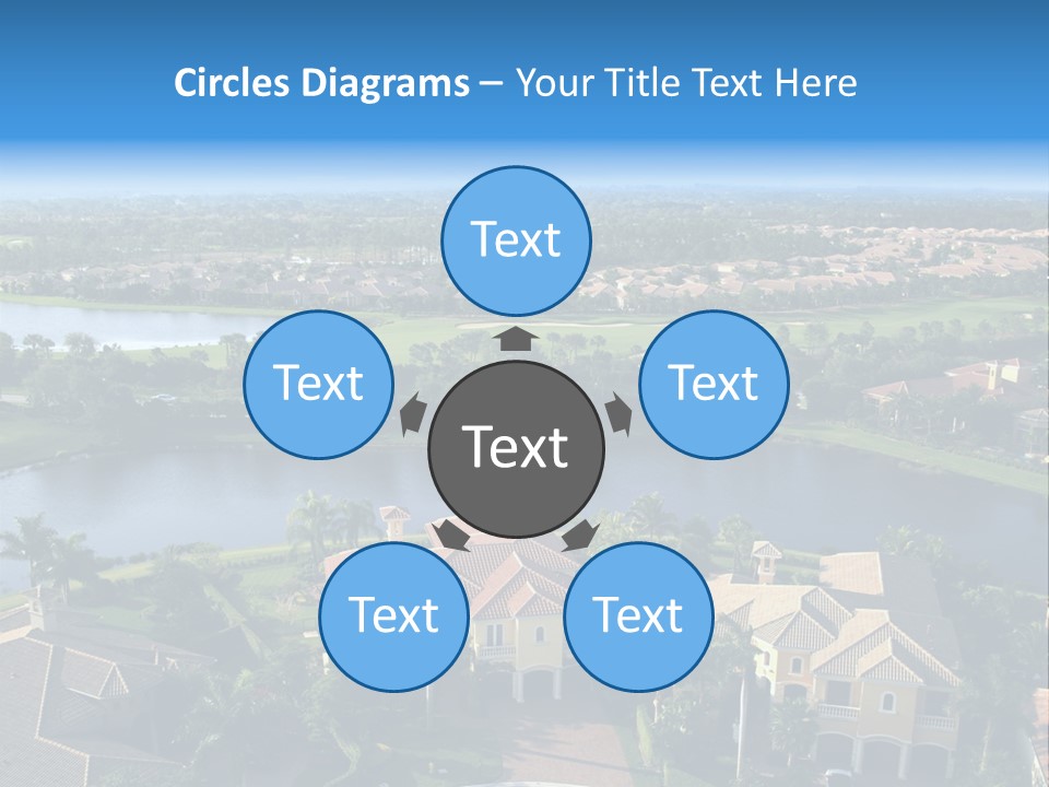 Bay Beach Cove PowerPoint Template