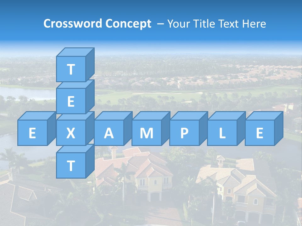 Bay Beach Cove PowerPoint Template