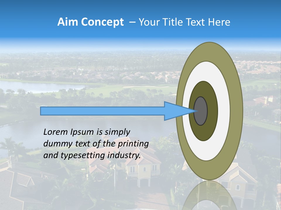 Bay Beach Cove PowerPoint Template