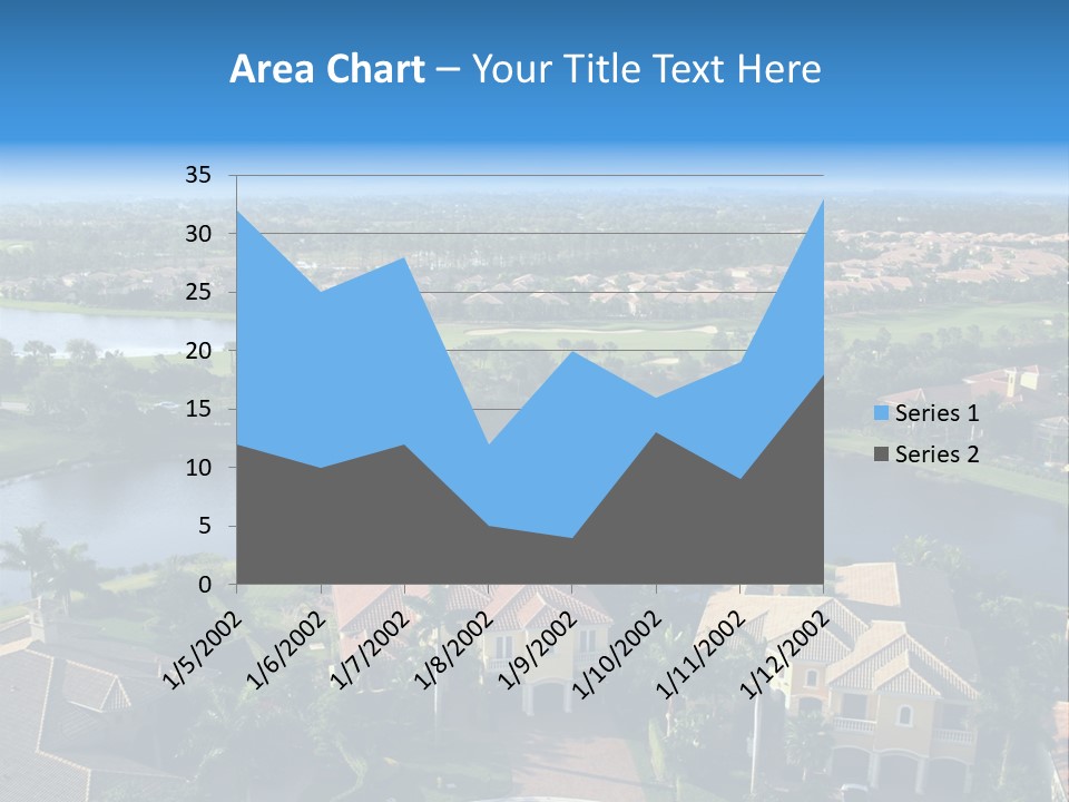 Bay Beach Cove PowerPoint Template