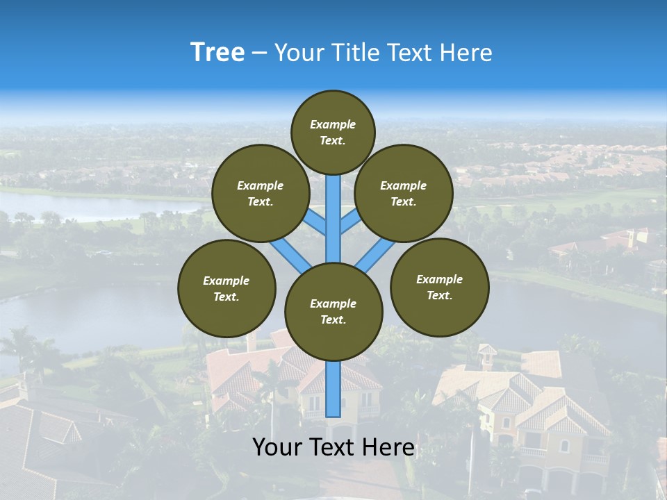 Bay Beach Cove PowerPoint Template