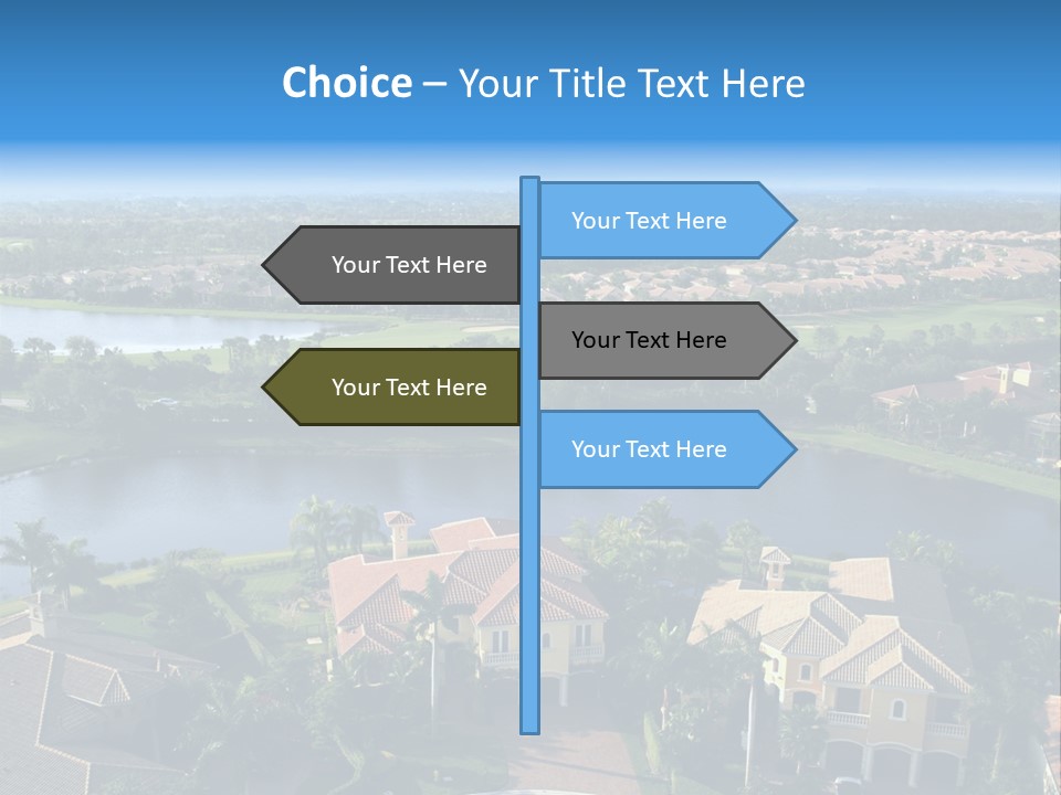 Bay Beach Cove PowerPoint Template