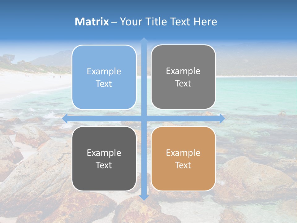 Bay Beach Cove PowerPoint Template