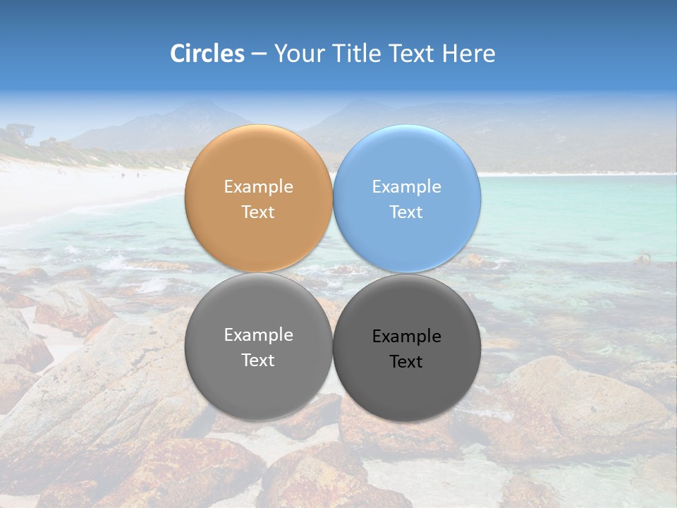 Bay Beach Cove PowerPoint Template