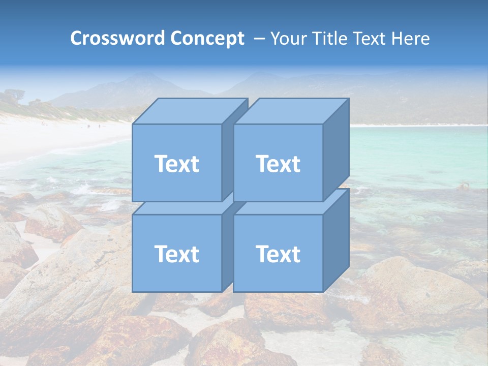 Bay Beach Cove PowerPoint Template