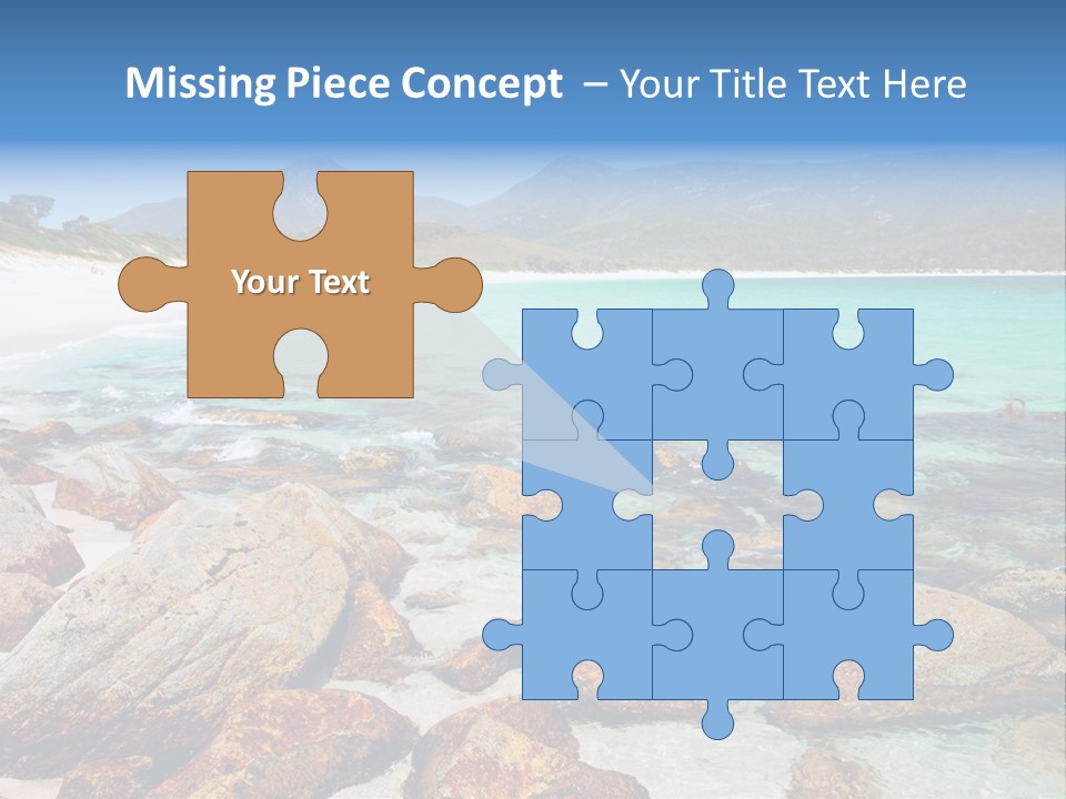 Bay Beach Cove PowerPoint Template