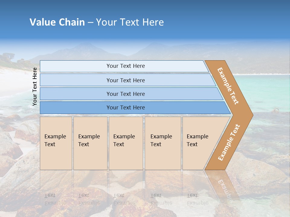 Bay Beach Cove PowerPoint Template