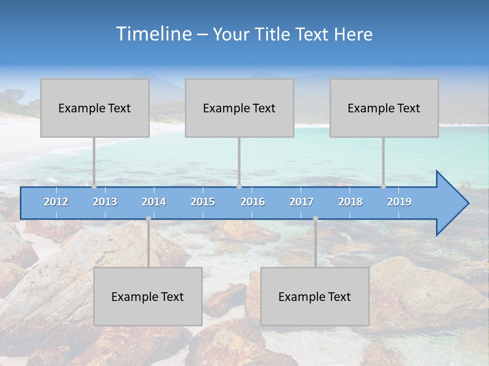 Bay Beach Cove PowerPoint Template