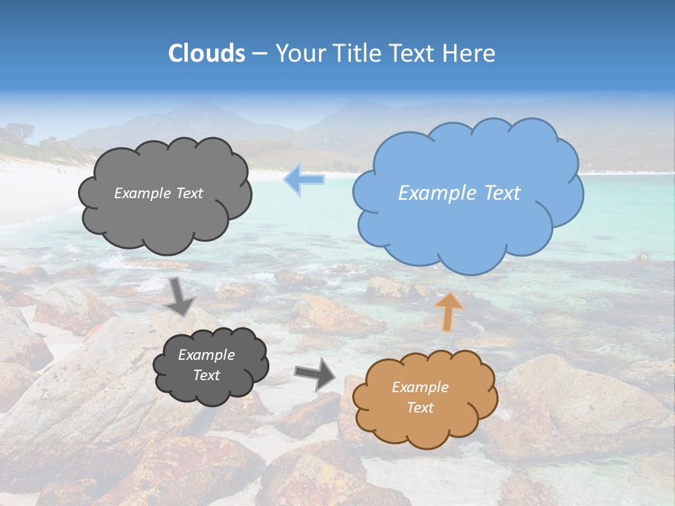 Bay Beach Cove PowerPoint Template