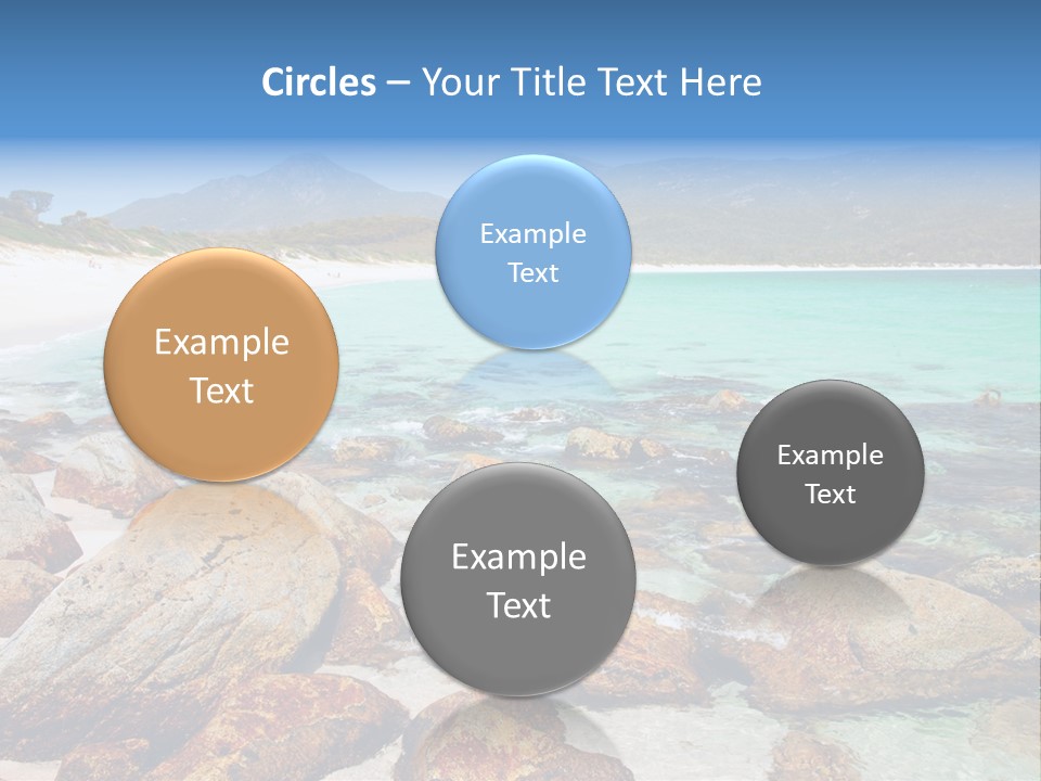 Bay Beach Cove PowerPoint Template