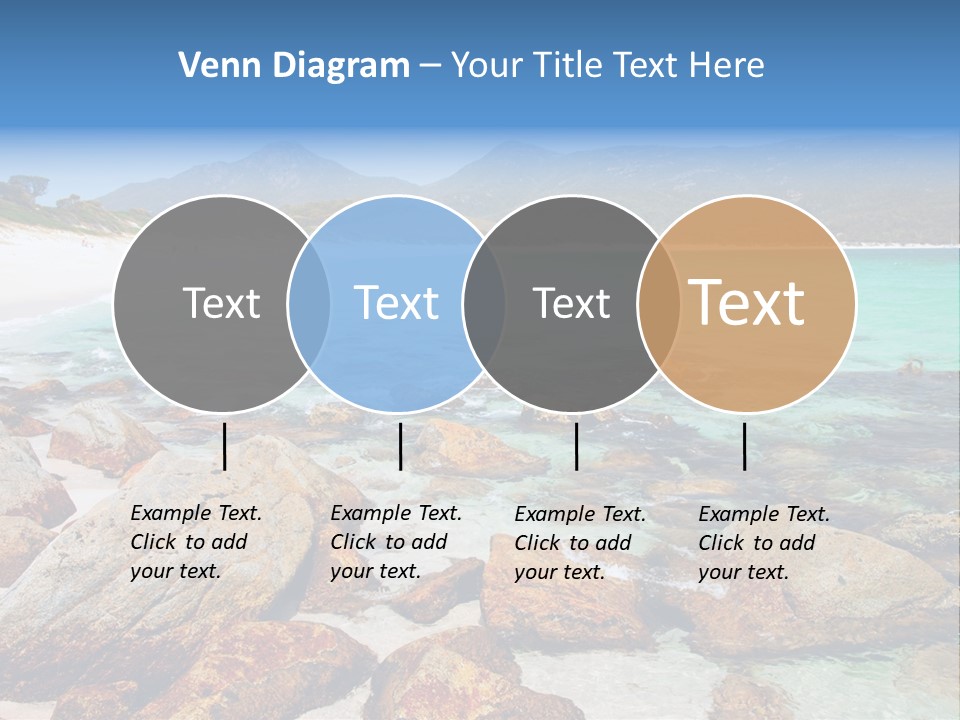 Bay Beach Cove PowerPoint Template