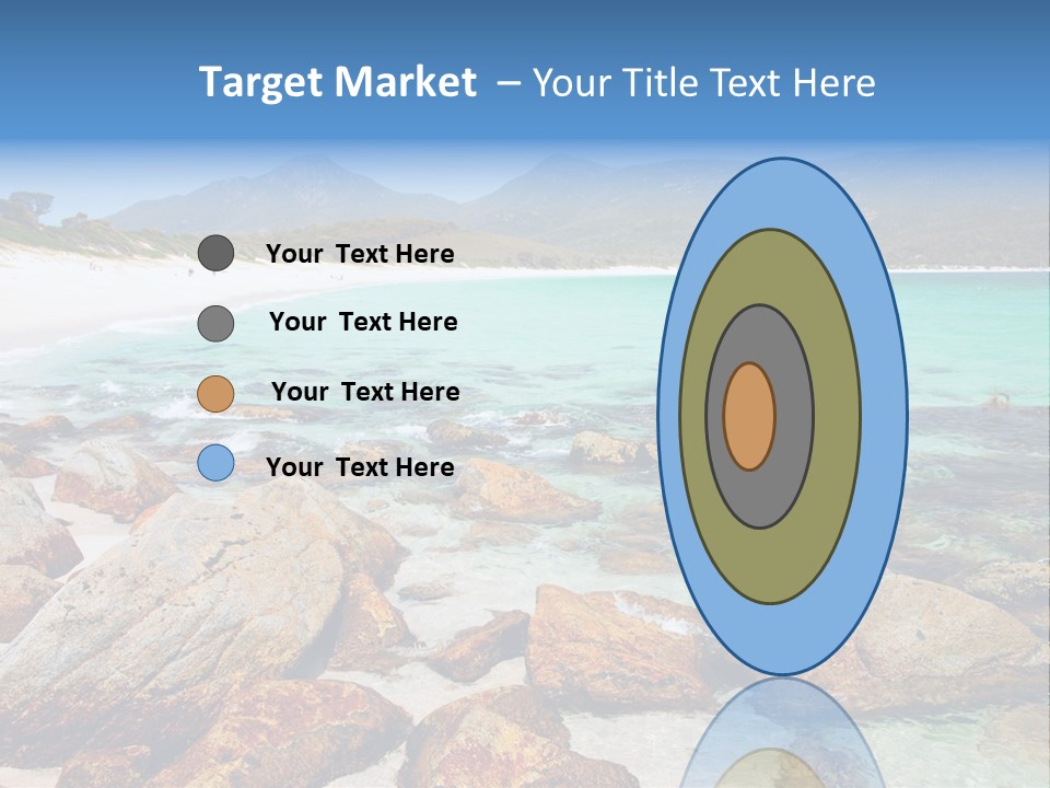 Bay Beach Cove PowerPoint Template
