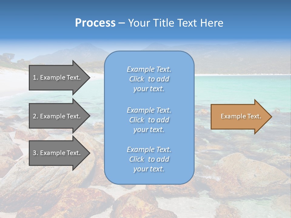 Bay Beach Cove PowerPoint Template