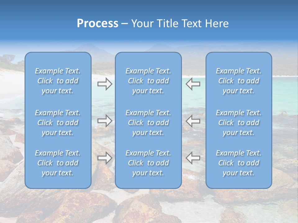 Bay Beach Cove PowerPoint Template