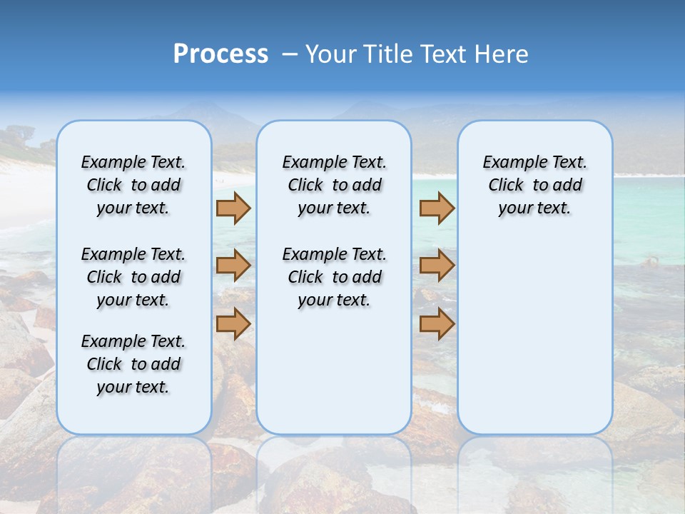 Bay Beach Cove PowerPoint Template
