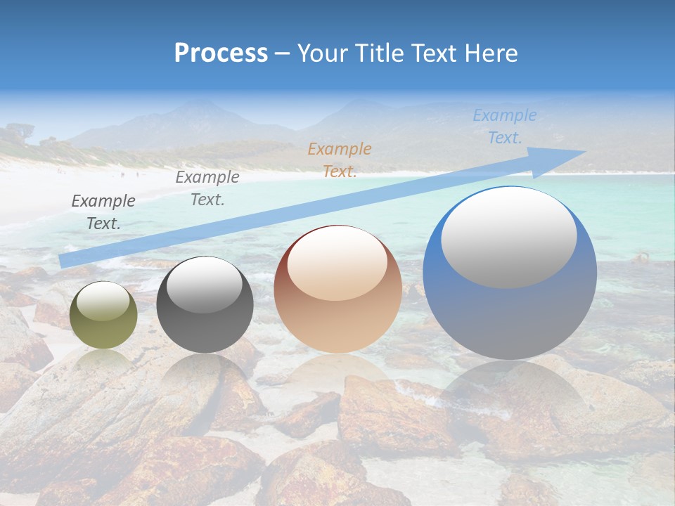 Bay Beach Cove PowerPoint Template