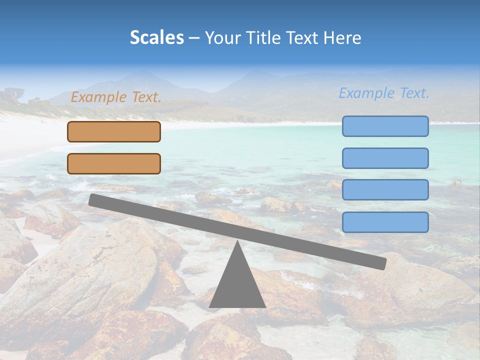 Bay Beach Cove PowerPoint Template