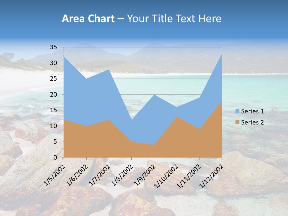 Bay Beach Cove PowerPoint Template