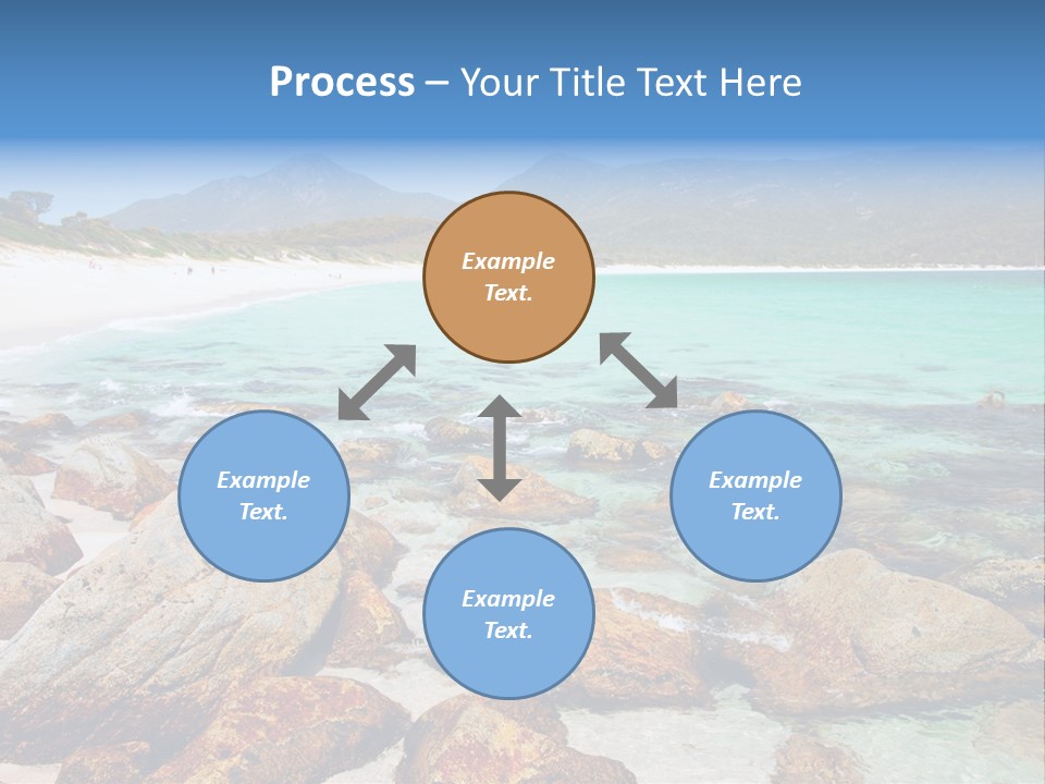 Bay Beach Cove PowerPoint Template