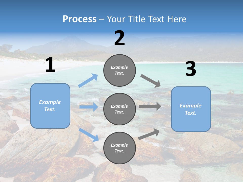 Bay Beach Cove PowerPoint Template