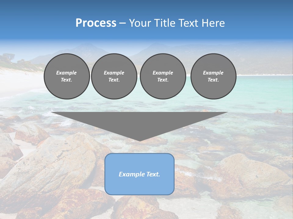 Bay Beach Cove PowerPoint Template