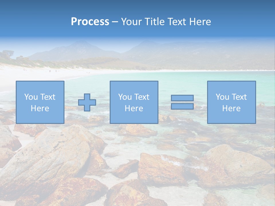 Bay Beach Cove PowerPoint Template