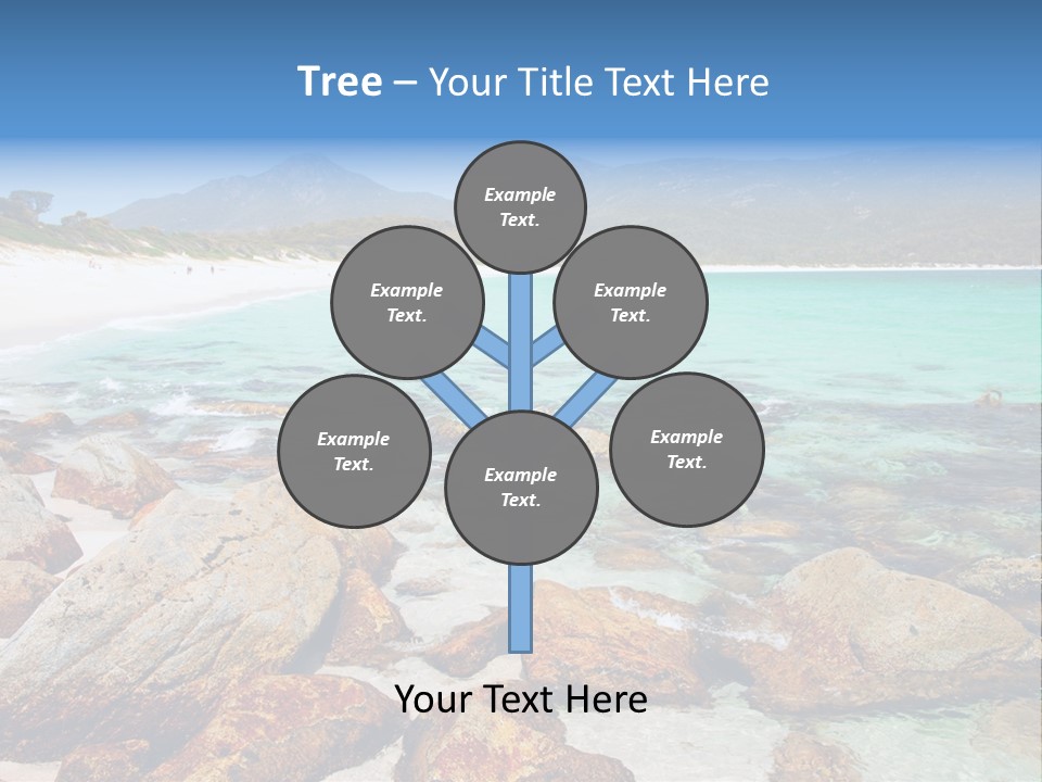 Bay Beach Cove PowerPoint Template