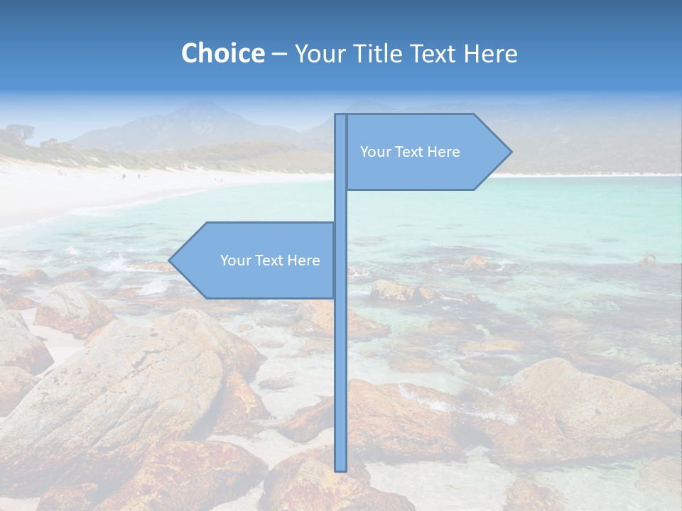 Bay Beach Cove PowerPoint Template