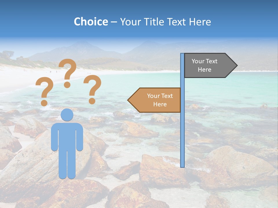 Bay Beach Cove PowerPoint Template
