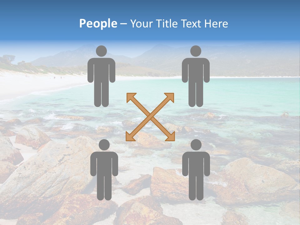 Bay Beach Cove PowerPoint Template