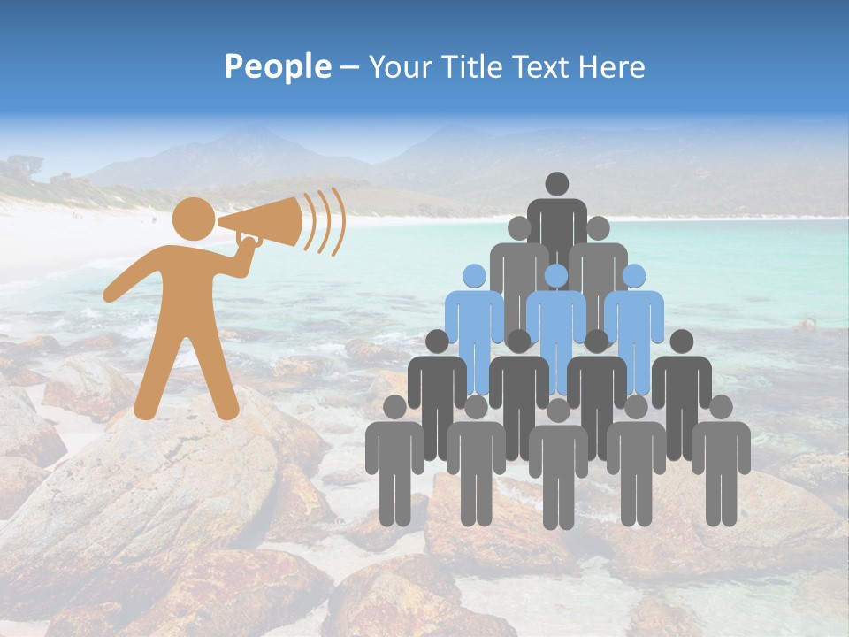 Bay Beach Cove PowerPoint Template