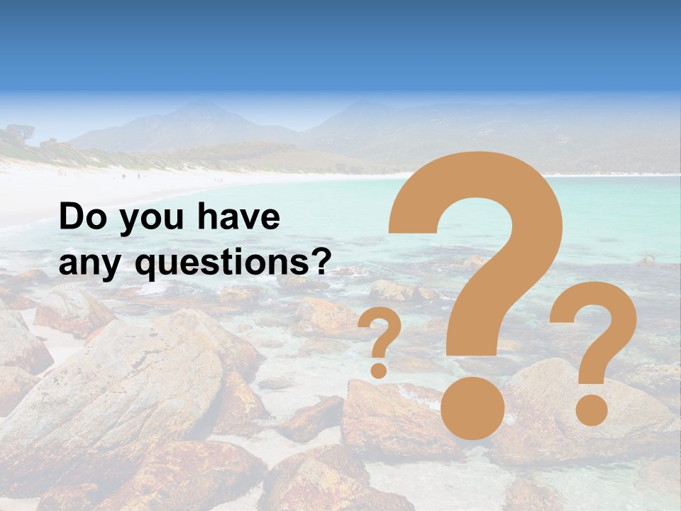 Bay Beach Cove PowerPoint Template