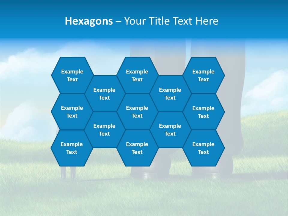 Small Outdoor Person PowerPoint Template