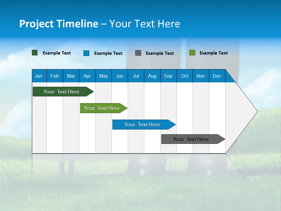 Small Outdoor Person PowerPoint Template