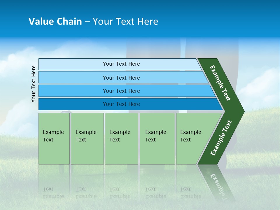 Small Outdoor Person PowerPoint Template