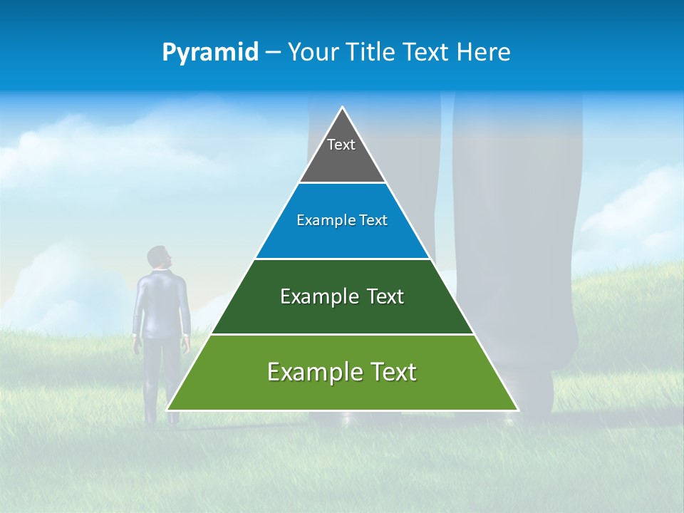 Small Outdoor Person PowerPoint Template