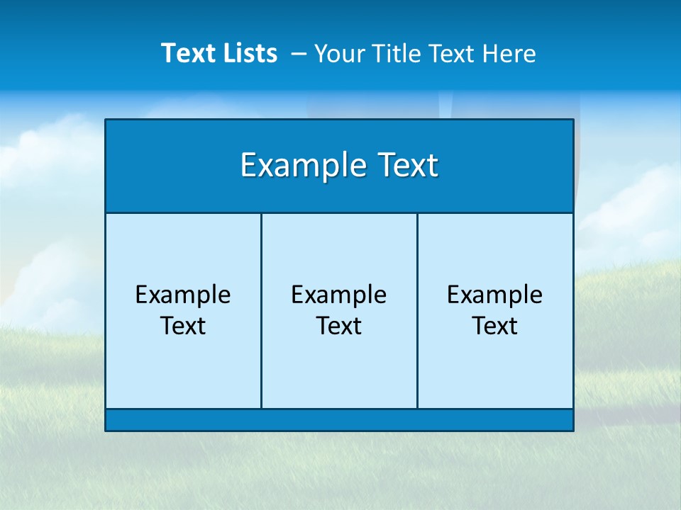 Small Outdoor Person PowerPoint Template