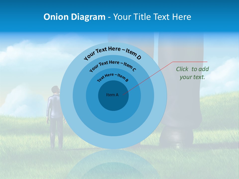 Small Outdoor Person PowerPoint Template