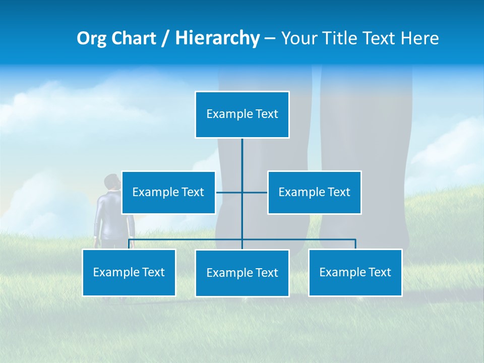 Small Outdoor Person PowerPoint Template