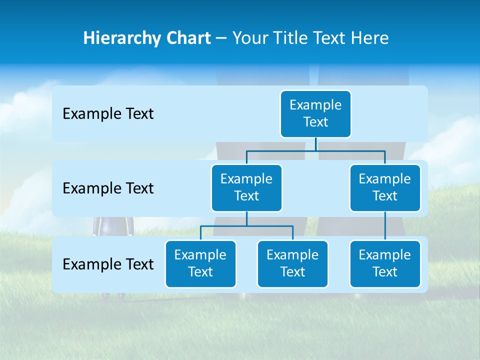 Small Outdoor Person PowerPoint Template